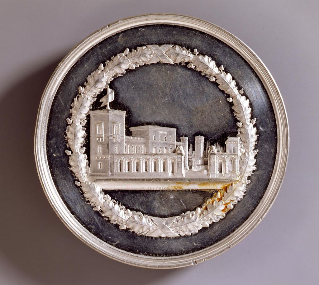 Medaille für 25-jährige Betriebszugehörigkeit der Firma Borsig, 1869/1902