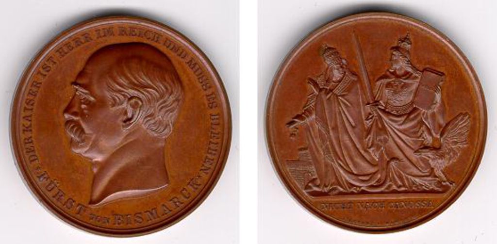 Exponat: Medaille: Kulturkampf, 1872