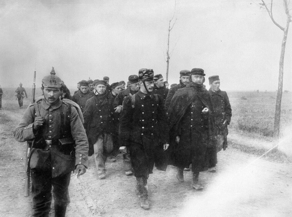 Exponat: Foto: Belgische Gefangene an der Westfront, 1914-1916