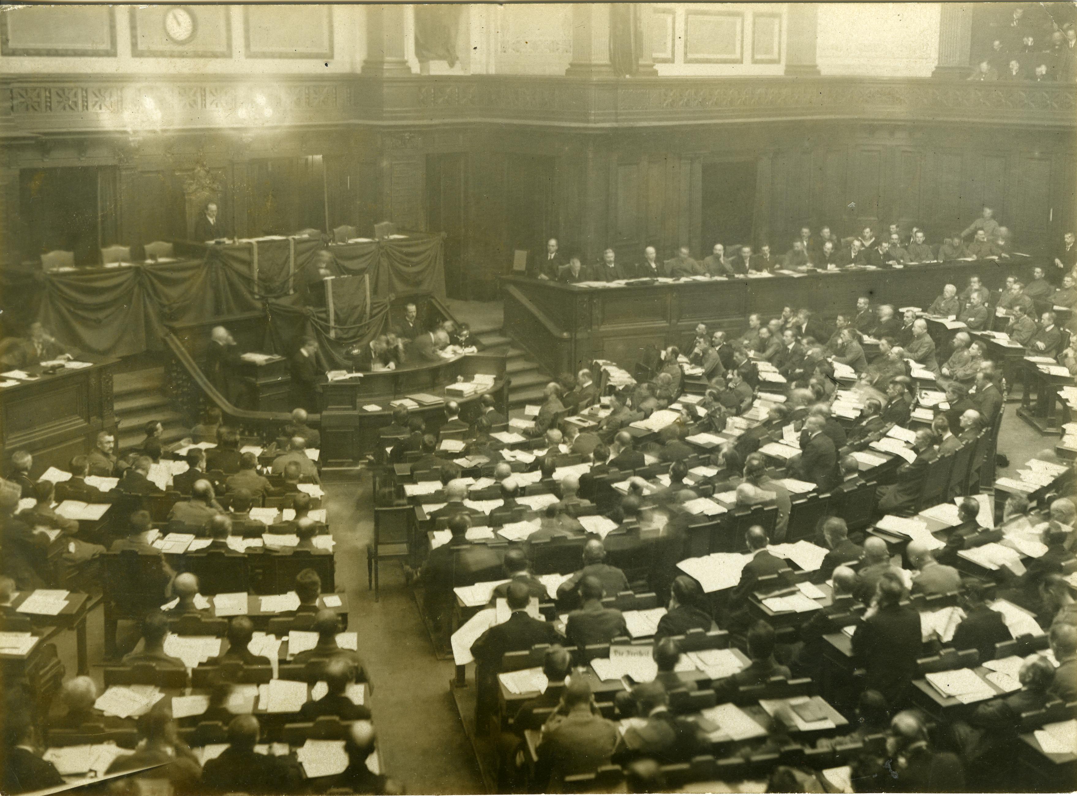 Foto: Reichskongress der Arbeiter- und Soldatenräte, 1918