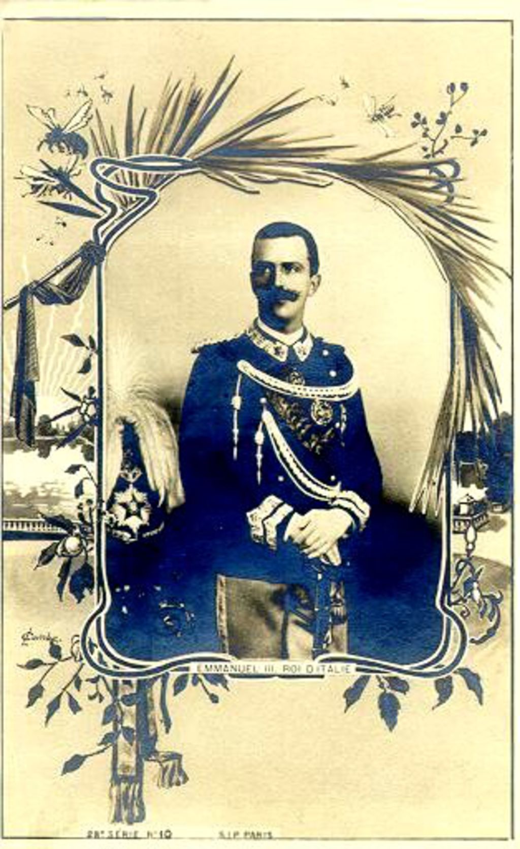 Postkarte: Viktor Emanuel III., um 1910