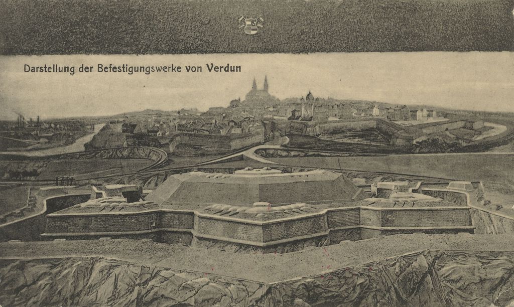 Exponat: Postkarte: Befestigungsanlage von Verdun, 1916