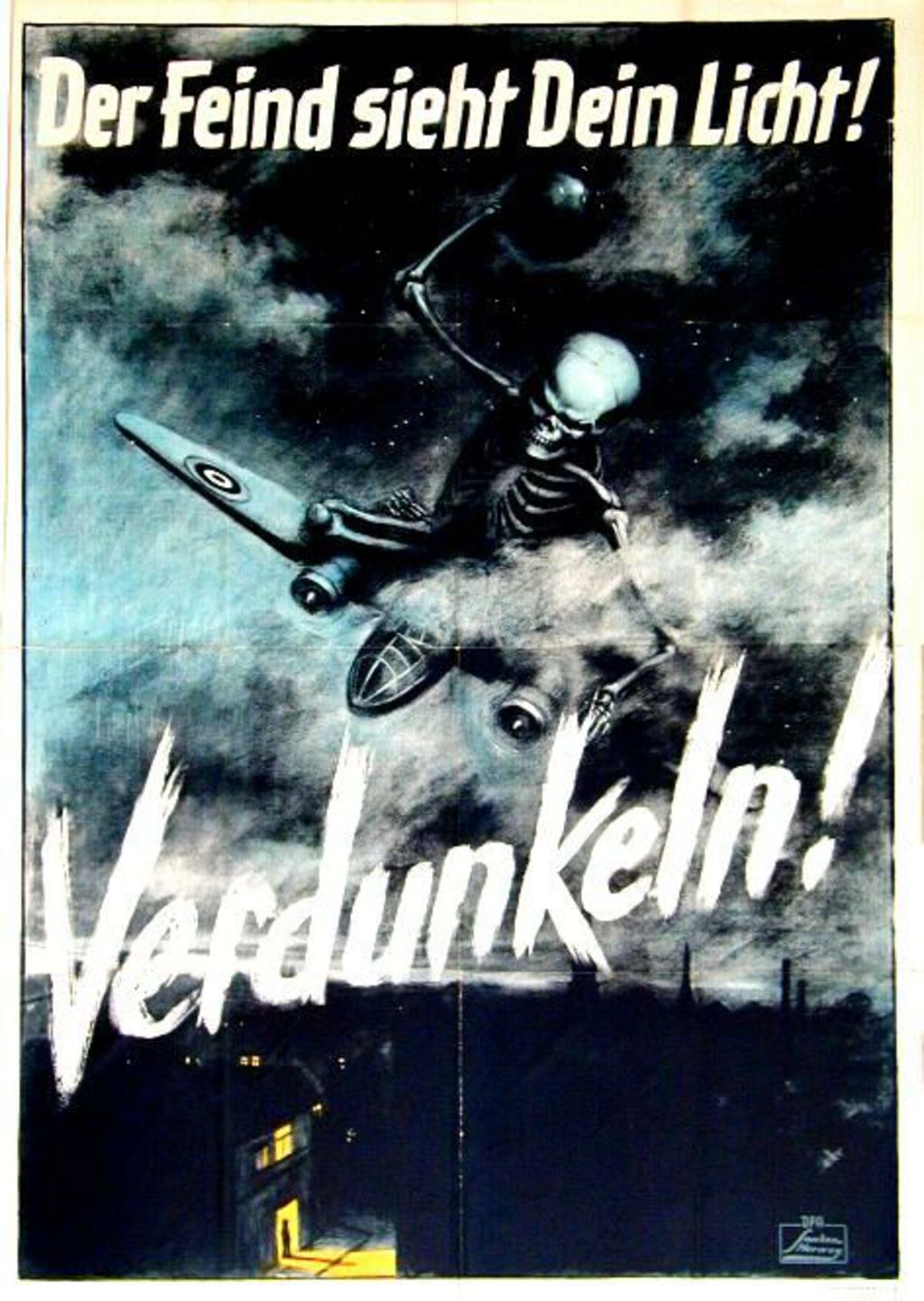 Exponat: Plakat: Verdunkeln!, 1940