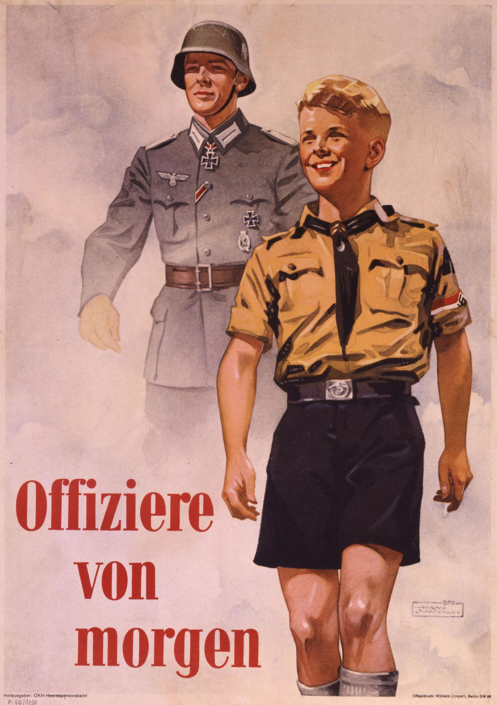 Exponat: Plakat: "Offiziere von morgen", 1940