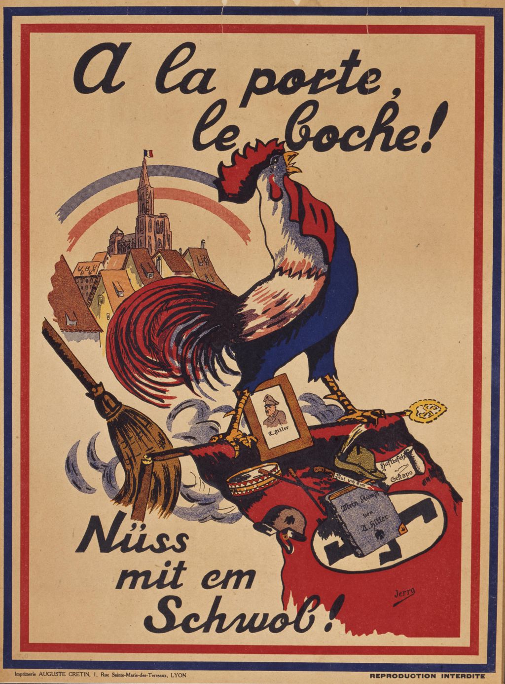 Exponat: Plakat: "Hinaus mit den Deutschen", 1944