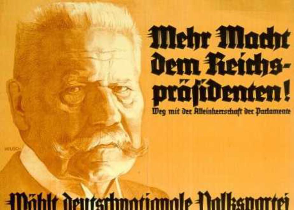 Exponat: Plakat: Wahlplakat der DNVP, 1932