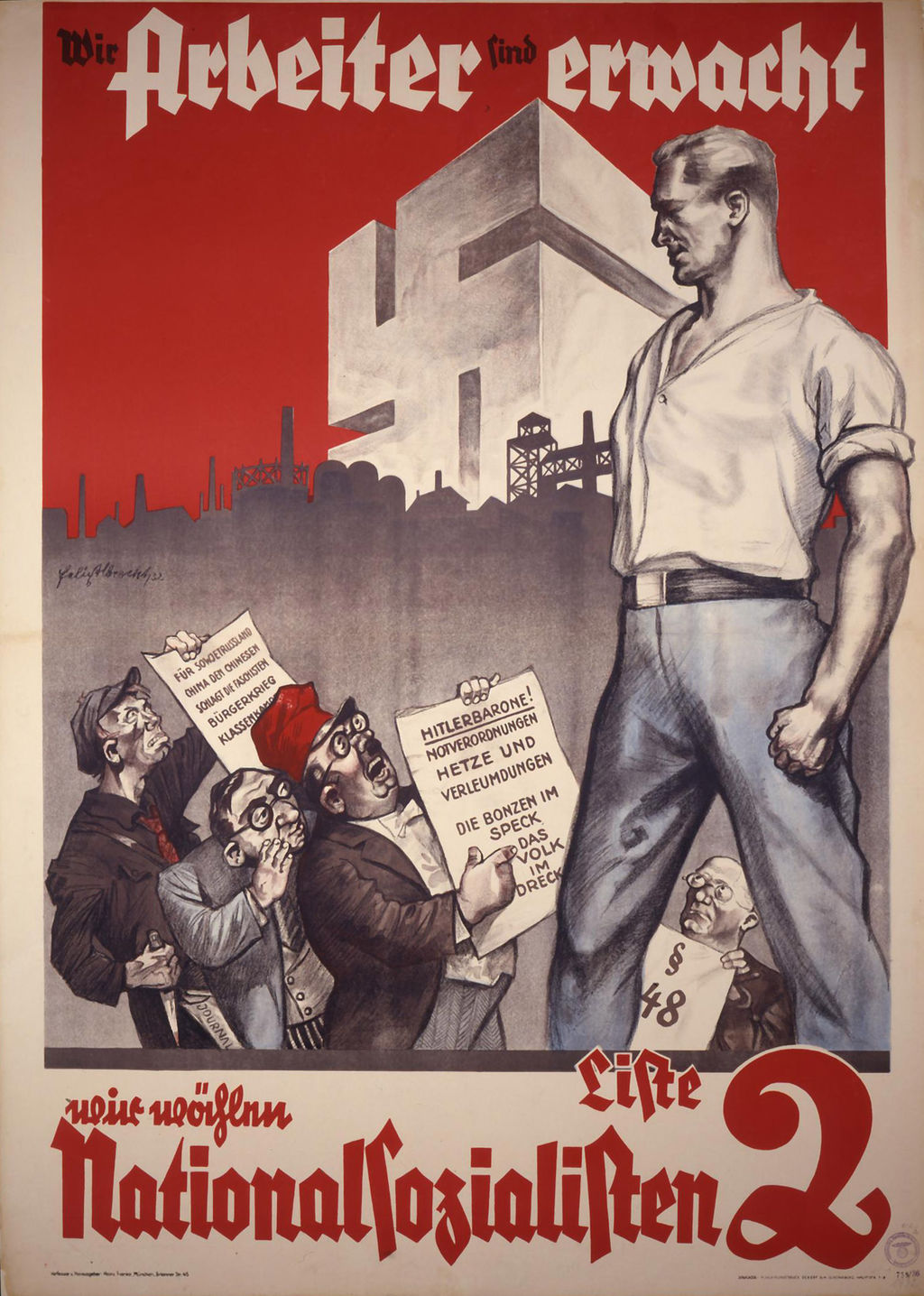 Exponat: Plakat: Wahlplakat der NSDAP, 1932