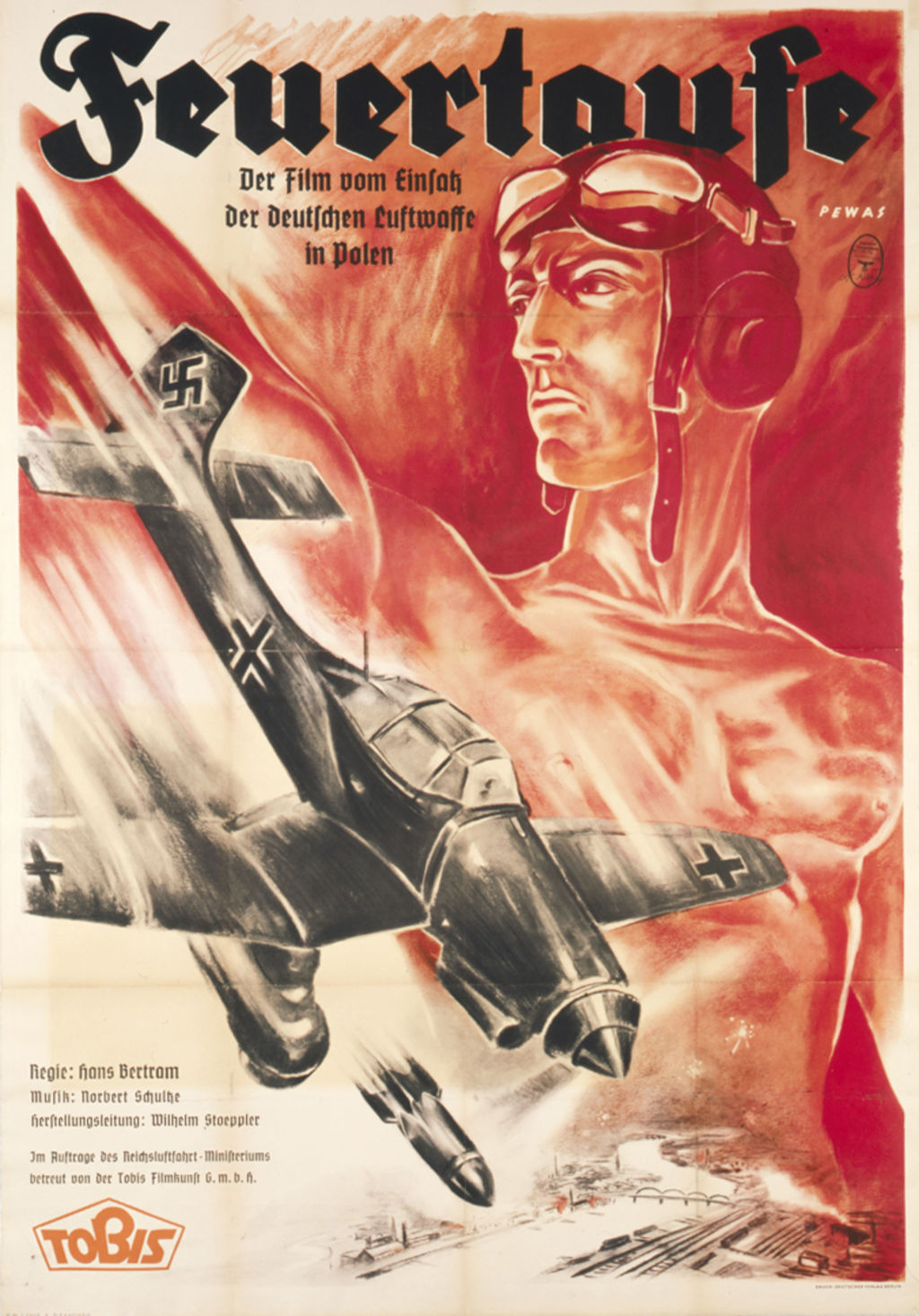 Exponat: Plakat: Feuertaufe, 1940