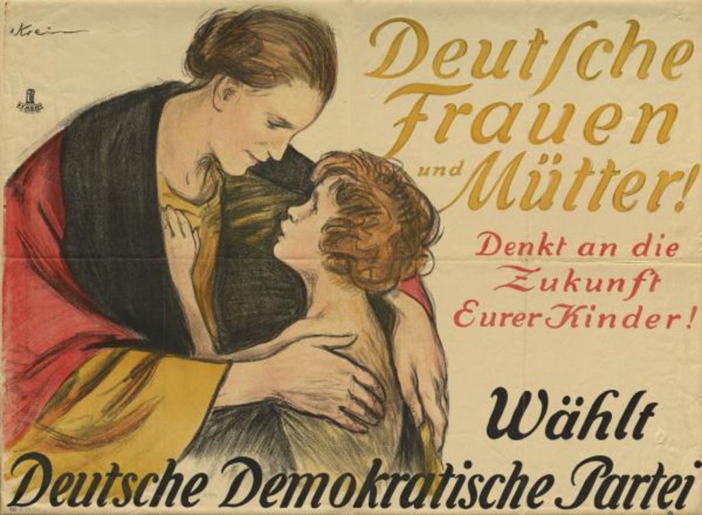 Exponat: Plakat: Deutsche Demokratische Partei, 1924
