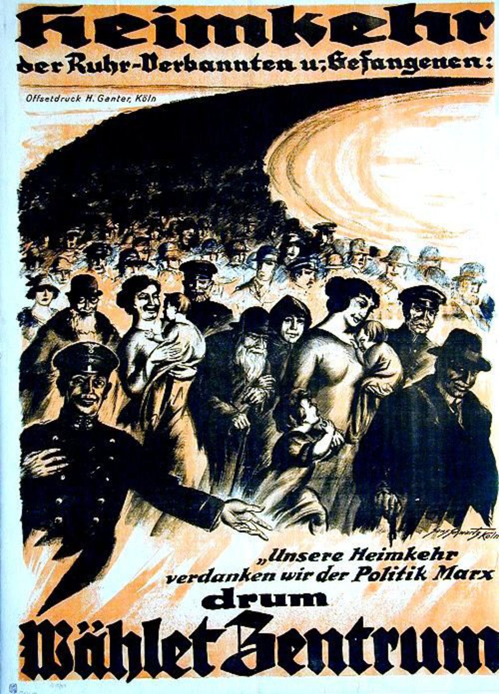 Exponat: Plakat: Wahlplakat des Zentrums, 1924