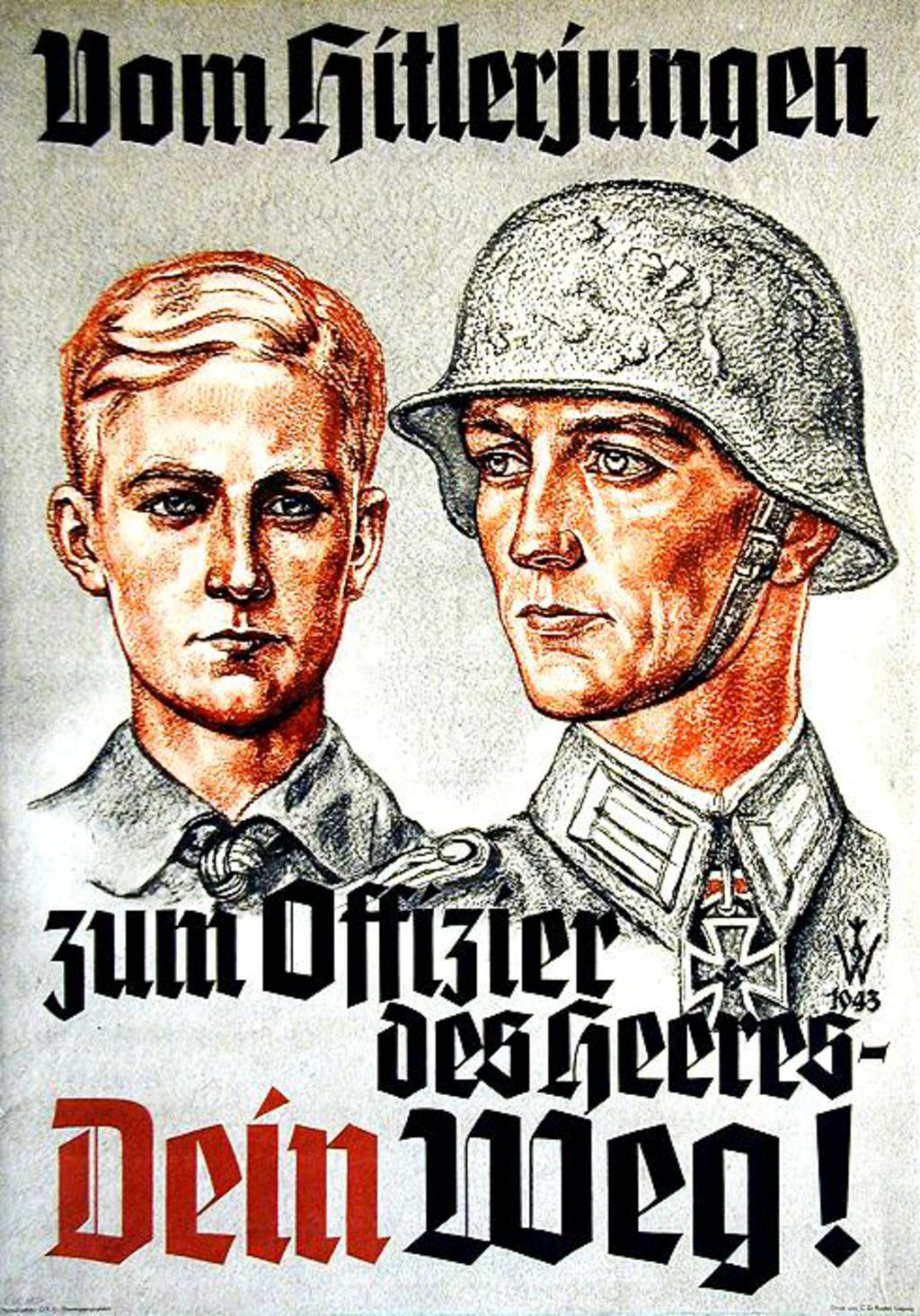 Exponat: Plakat: Anwerbeplakat der Wehrmacht, 1943