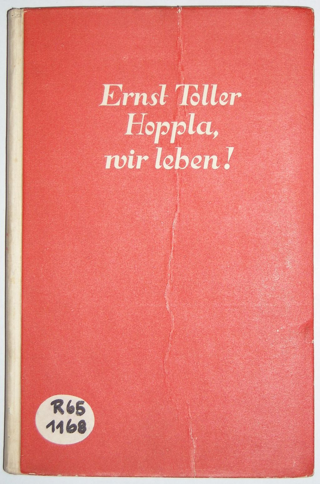 Buch: Toller, Ernst "Hoppla, wir leben!", 1927