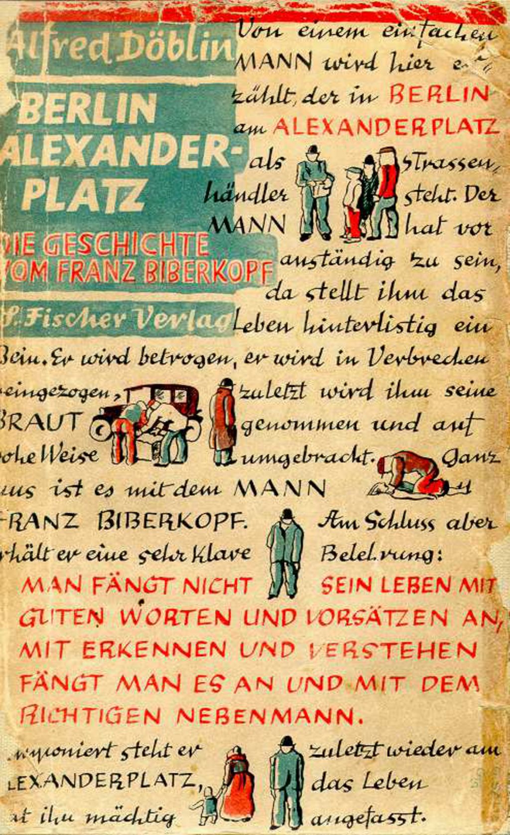 Druckgut: Döblin, Alfred "Berlin Alexanderplatz", 1929
