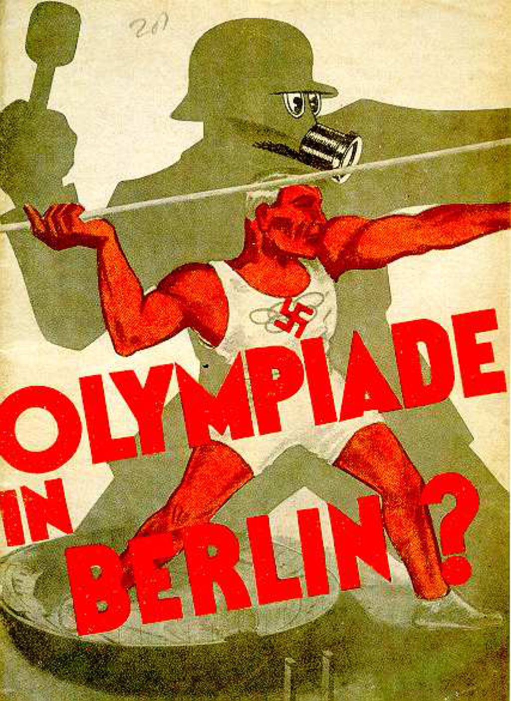 Exponat: Broschüre: "Olympiade in Berlin?" - Illegale Schrift der KPD, 1936