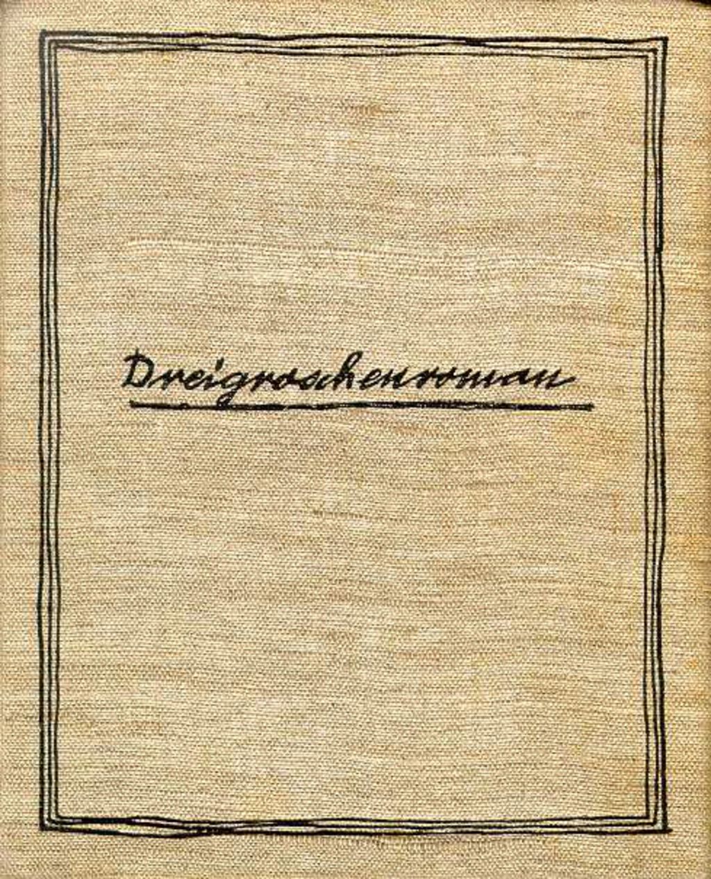 Buch: Brecht, Bertolt "Dreigroschenroman", 1934