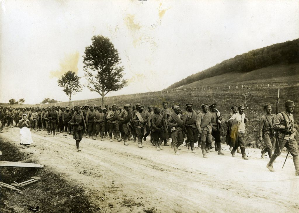 Foto: Russische Kriegsgefangene bei Gorlice-Tarnów, 1915