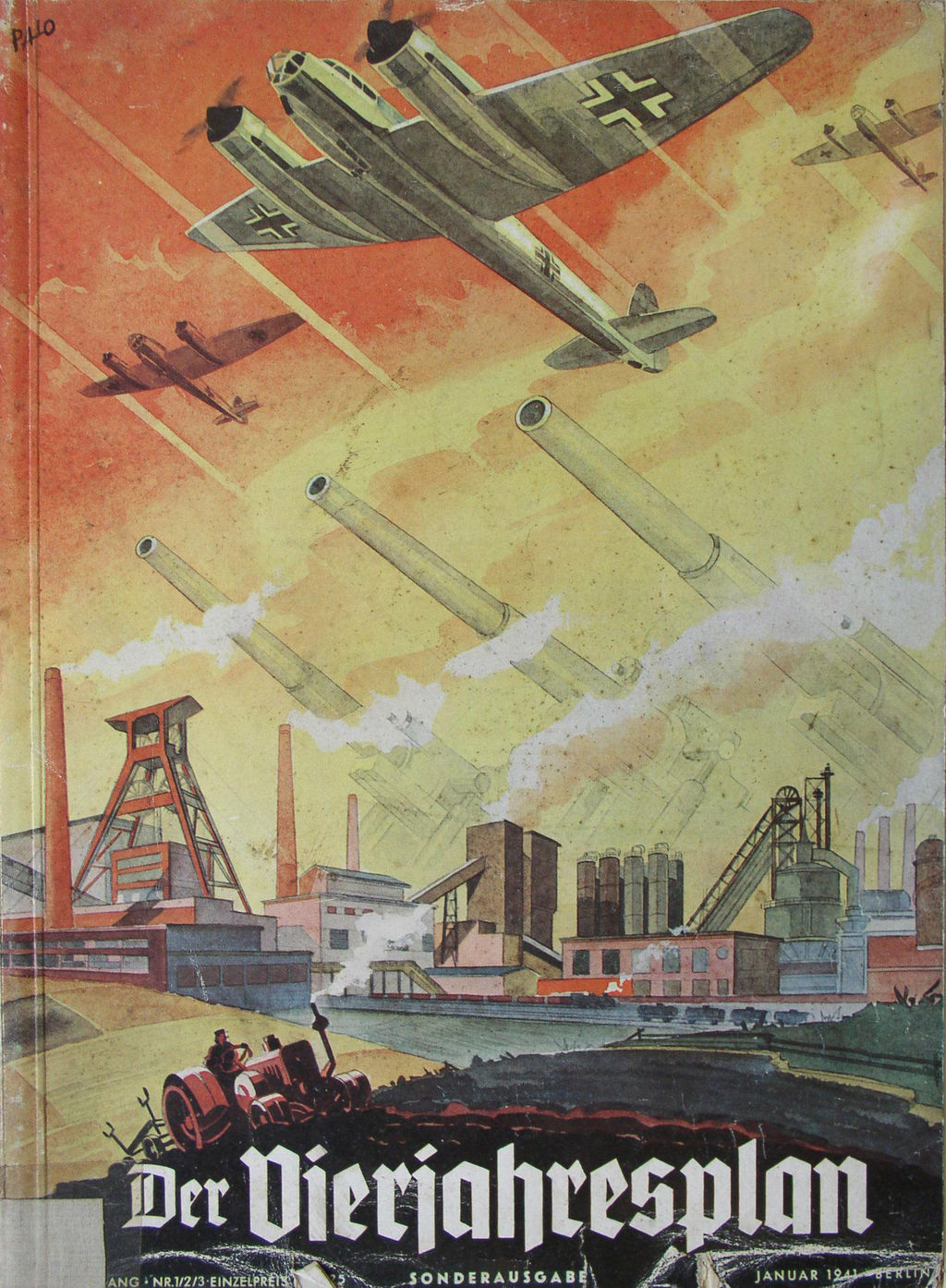 Exponat: Druckschrift: "Der Vierjahresplan", 1940