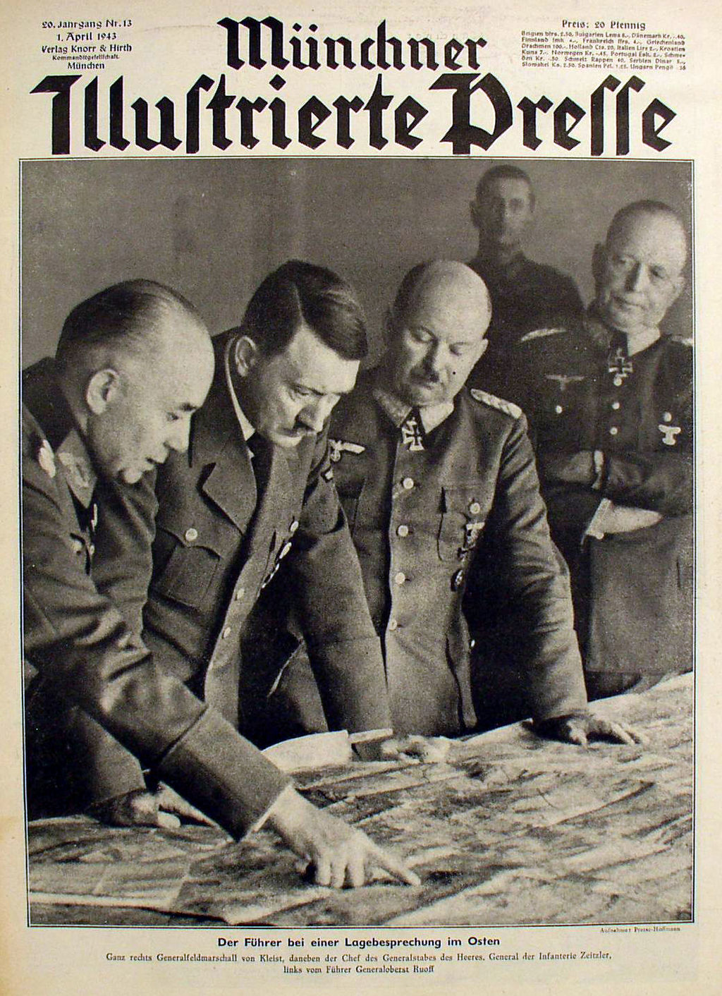 Exponat: Druckschrift: "Münchner Illustrierte Presse", 1943