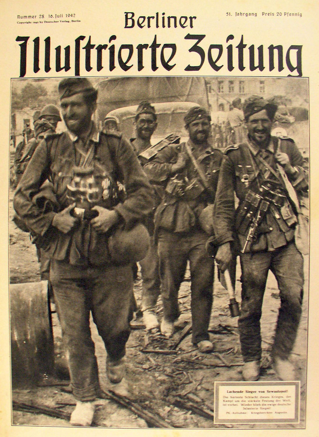 Exponat: Druckschrift: "Berliner Illustrierte Zeitung", 1942