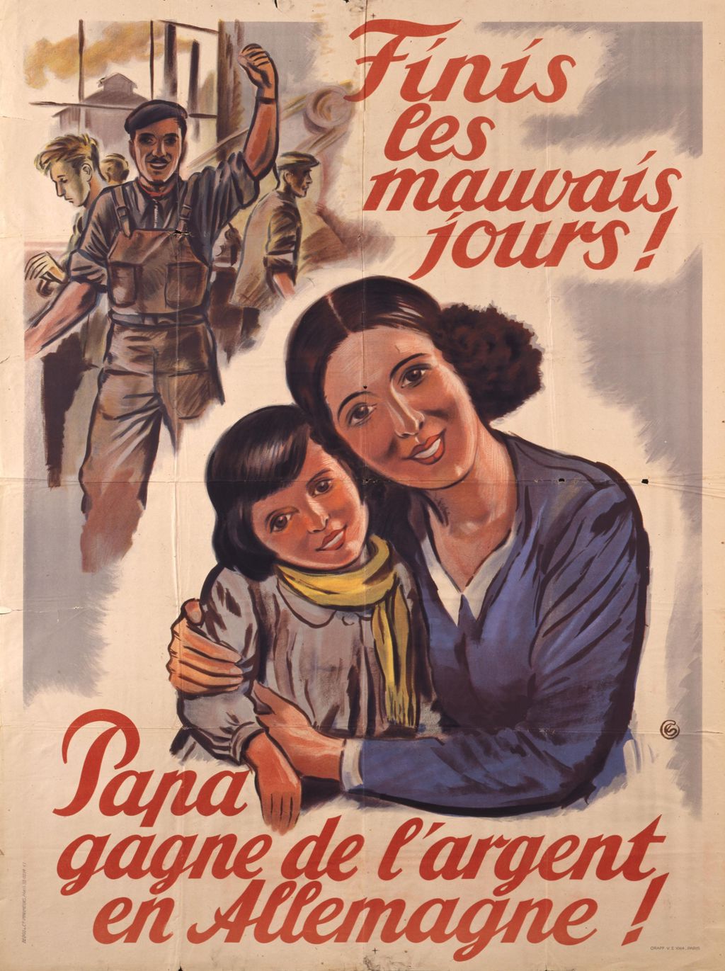 Exponat: Plakat: Anwerbung von Arbeitskräften, um 1942