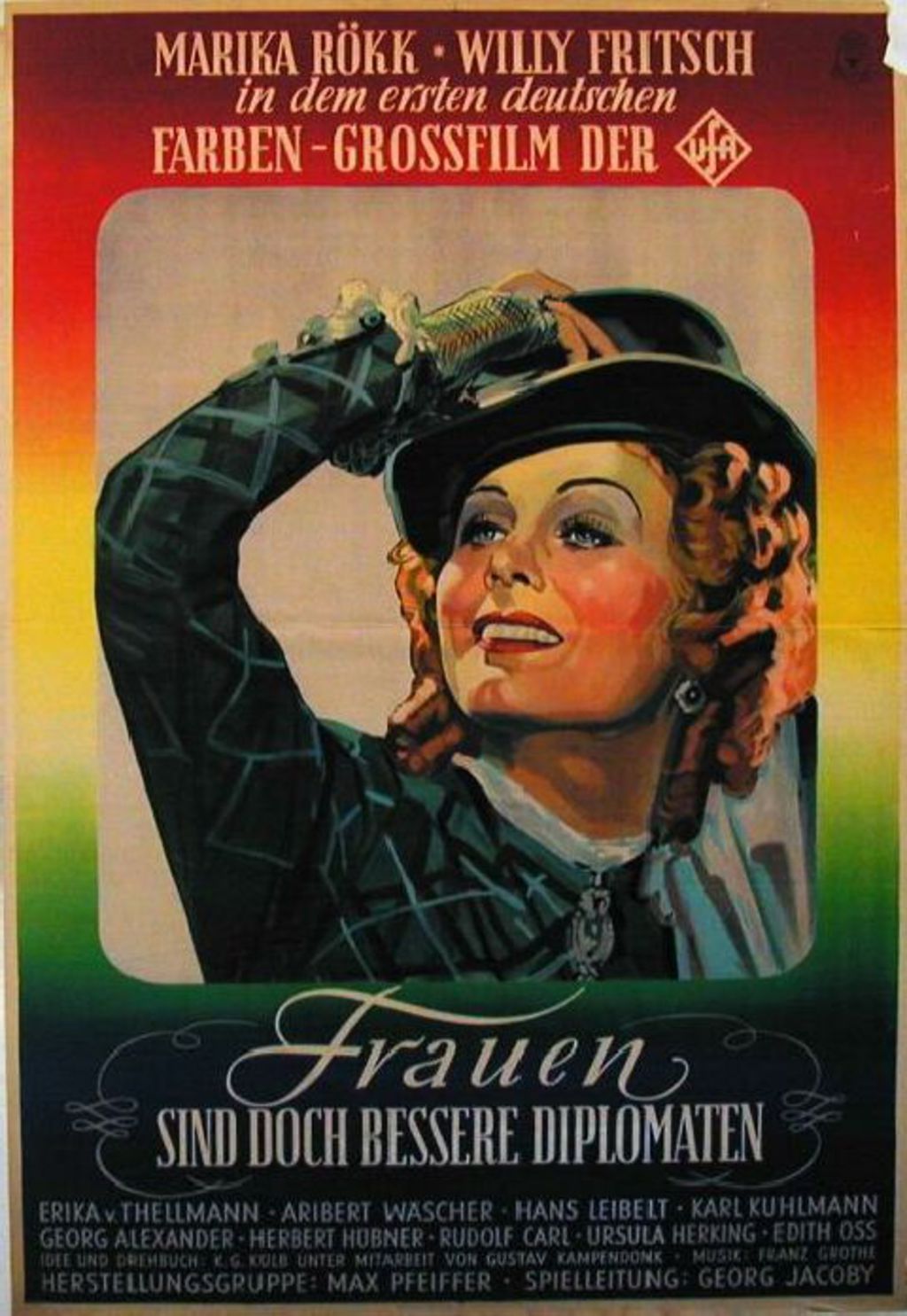 Exponat: Filmplakat: "Frauen sind doch bessere Diplomaten", 1941