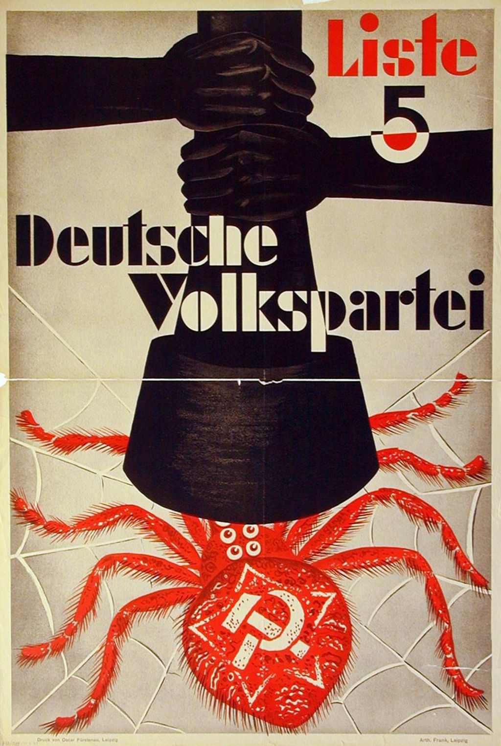 PLakat: Wahlaufruf der DVP, 1930