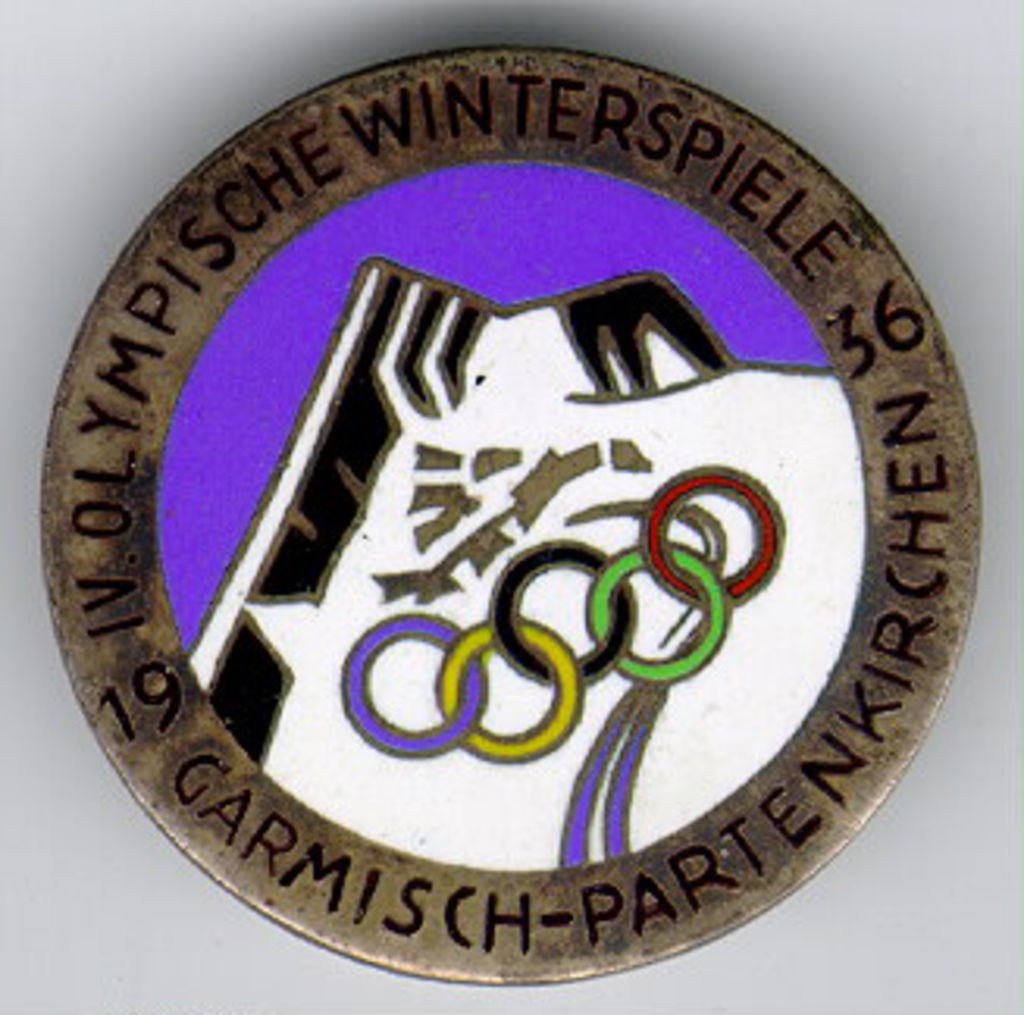 Exponat: Abzeichen: Winterspiele in Garmisch-Partenkirchen, 1936
