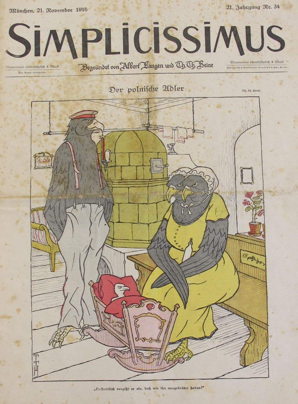 Zeitschrift: Simplicissimus, 1916