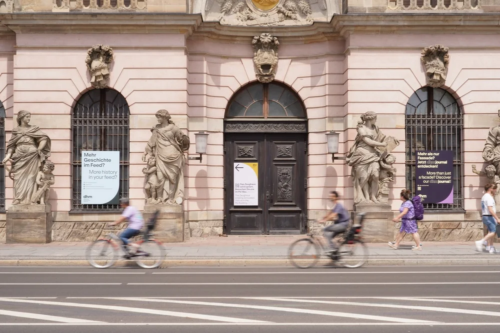 Wegeleitung am Zeughaus