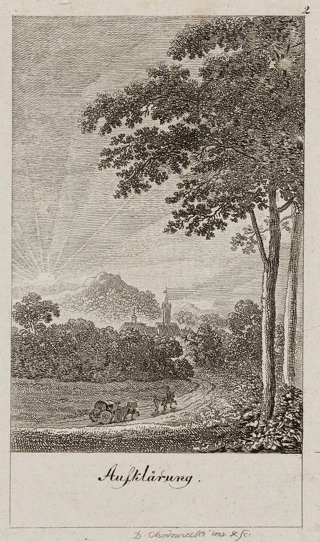 “Allegorical Print on the Age of Enlightenment”