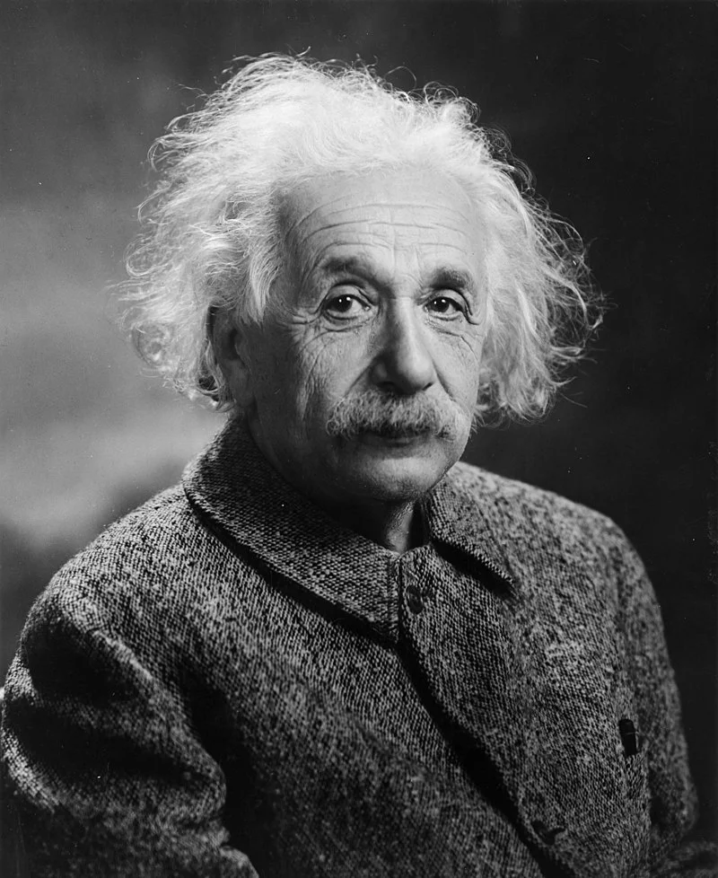 Portrait of Albert Einstein, dated 1947
