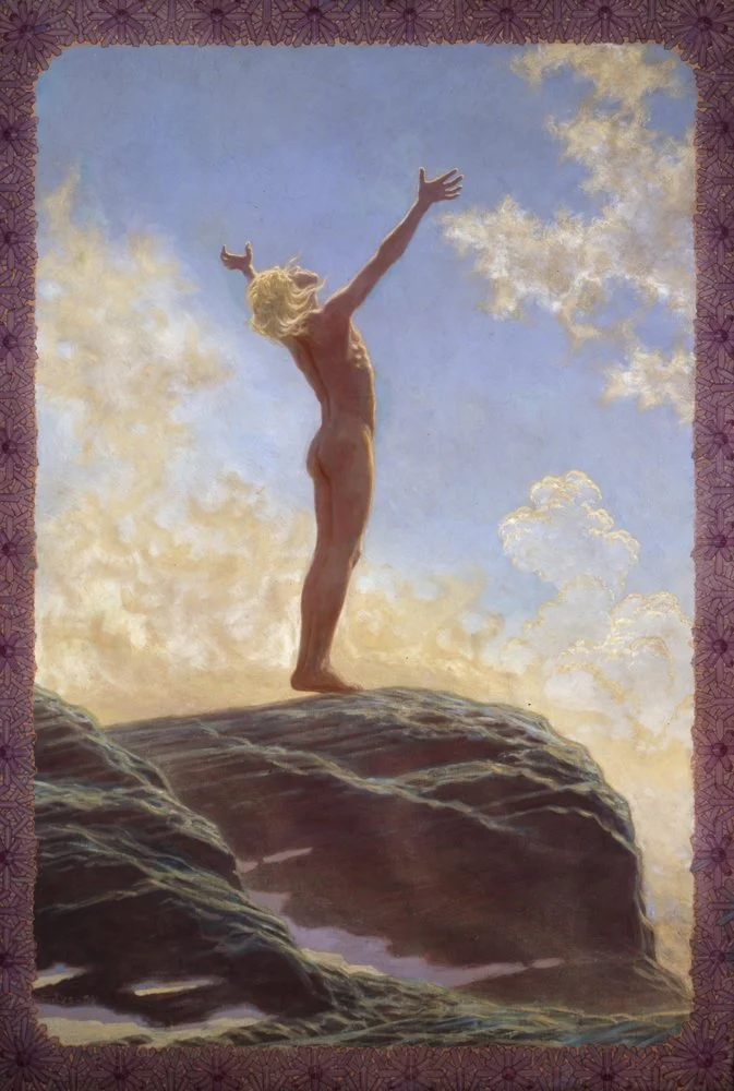 Das Gemälde "Lichtgebet" von Hugo Reinhold Karl Johann Höppener aus dem Jahr 1894