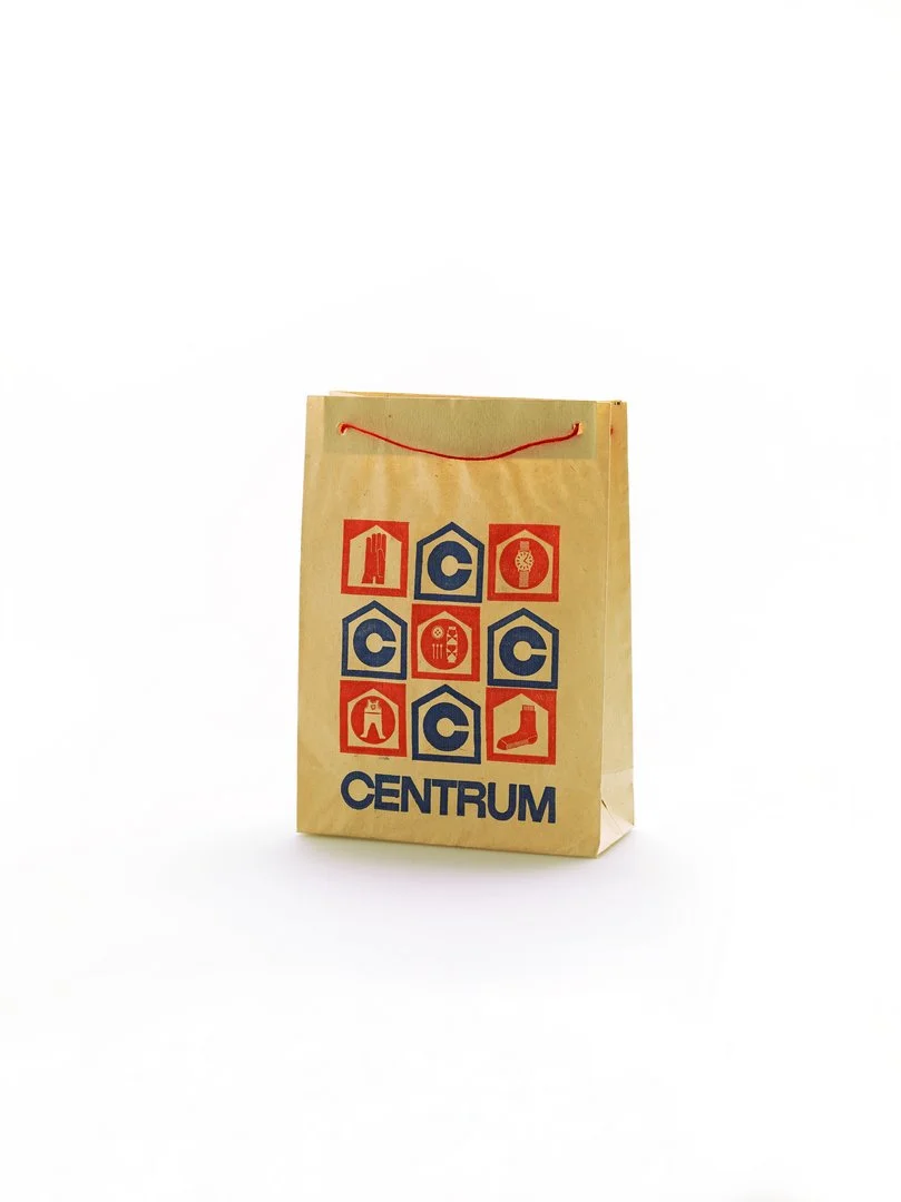 Tote bag from the Centrum Warenhaus at Alexanderplatz