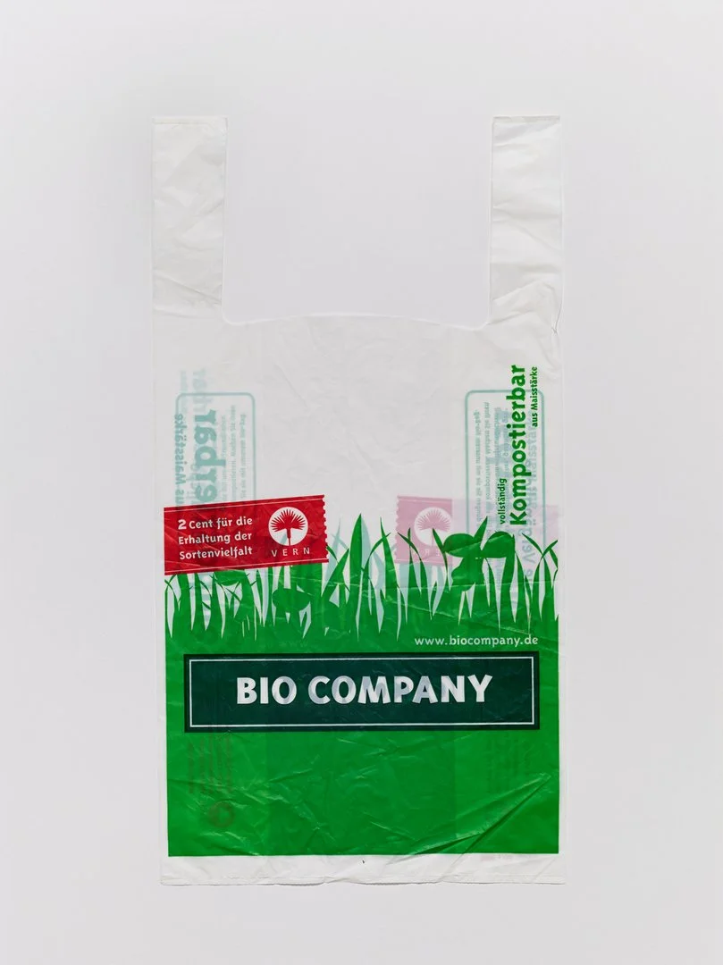 Bio Company, tote bag produced from cornstarch