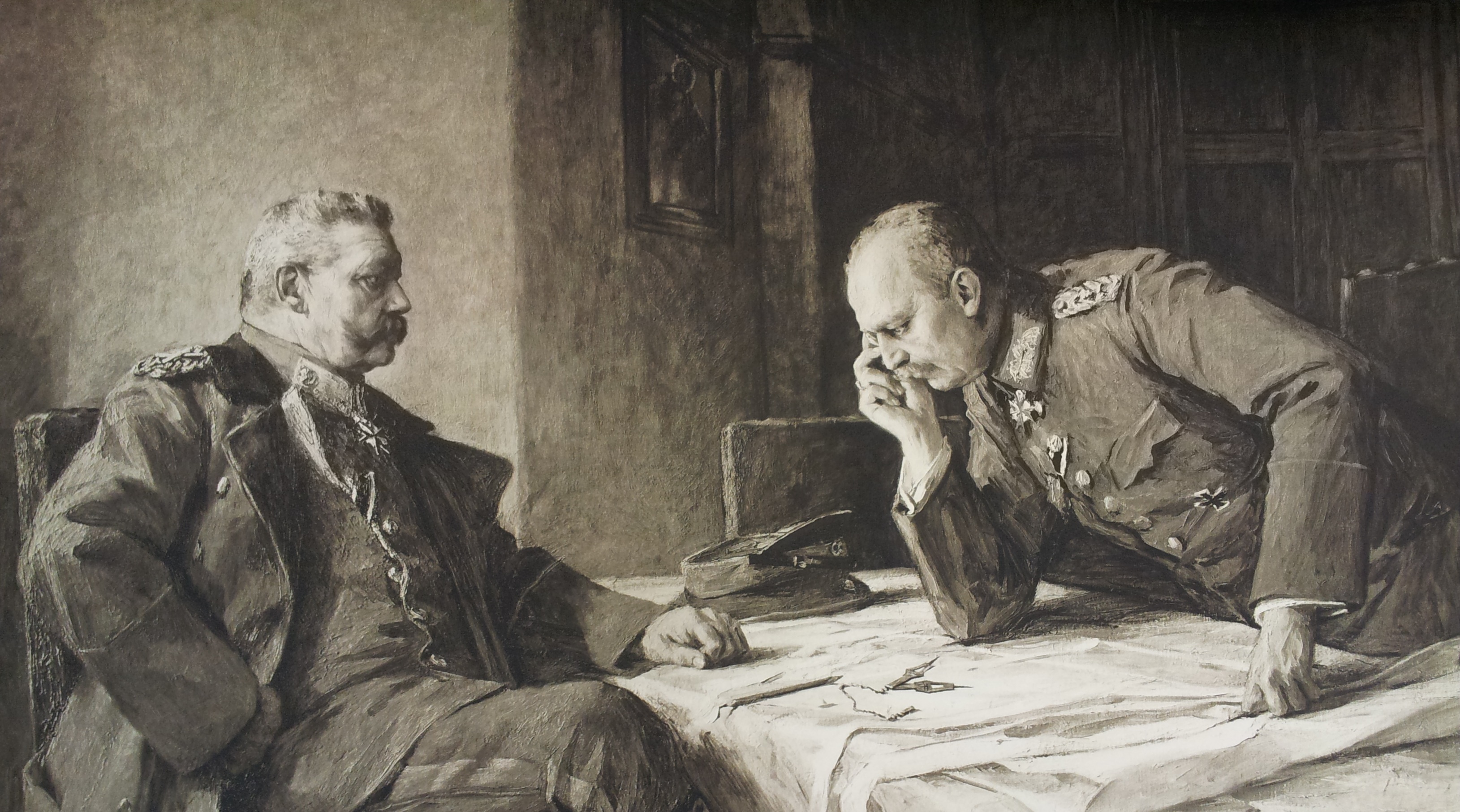 Hindenburg und Ludendorff, 1915