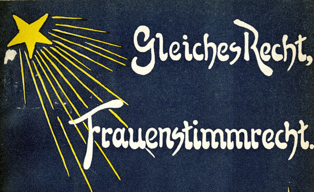 Gleiches Recht, Frauenstimmrecht.