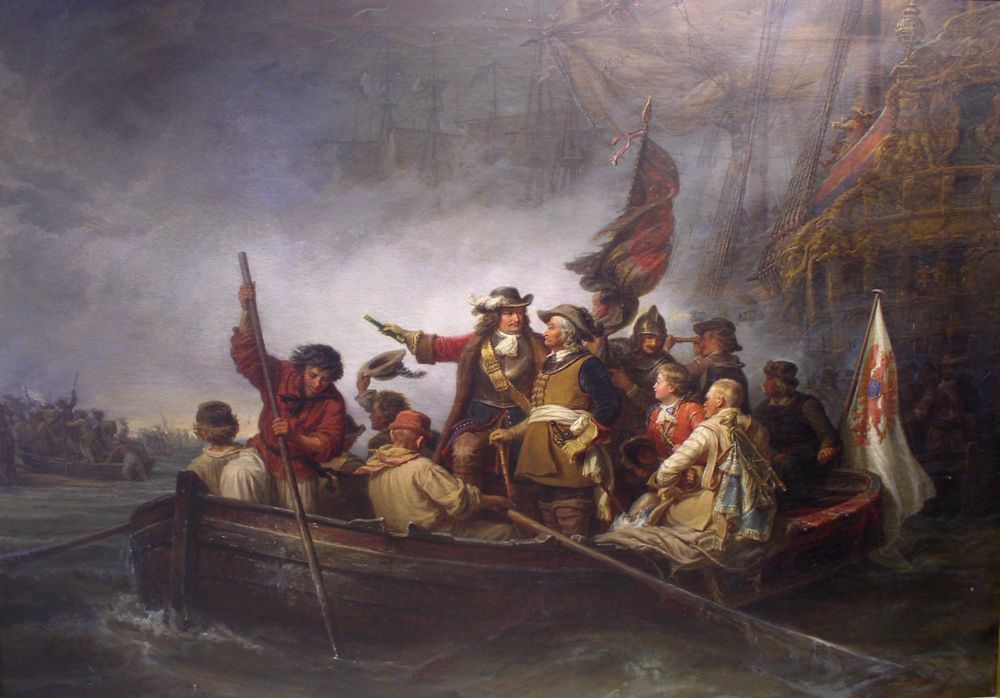Die Landung des Großen Kurfürsten auf Rügen am 13. September 1678