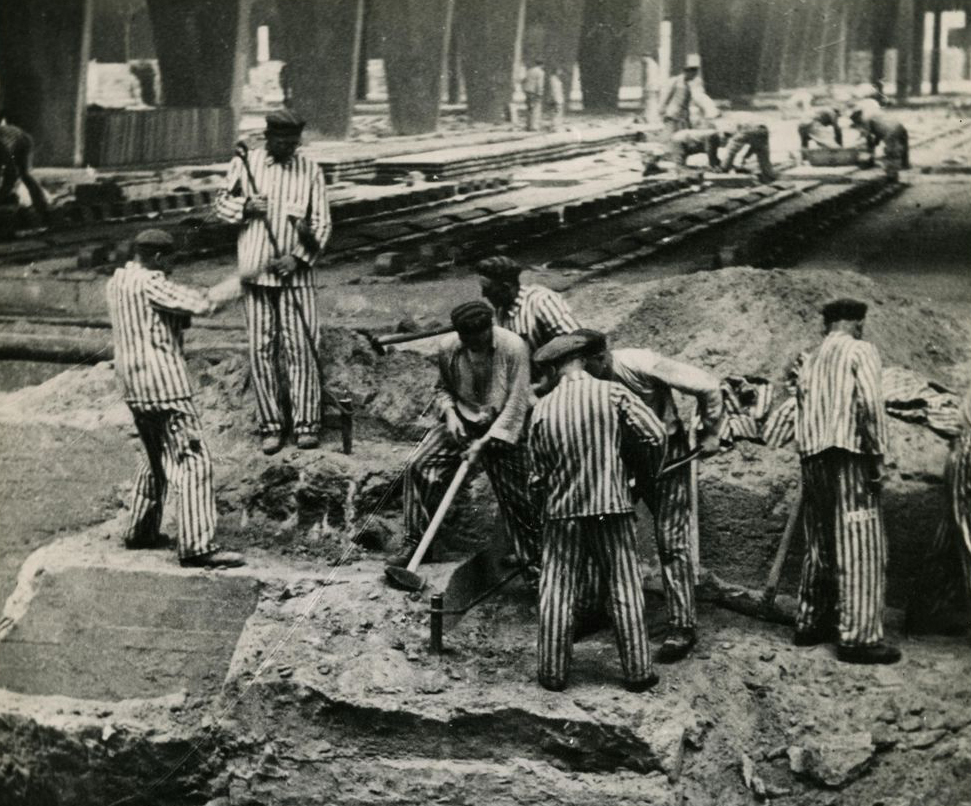 KZ-Häftlinge aus Sachsenhausen im Außenlager Klinkerwerk, 1941