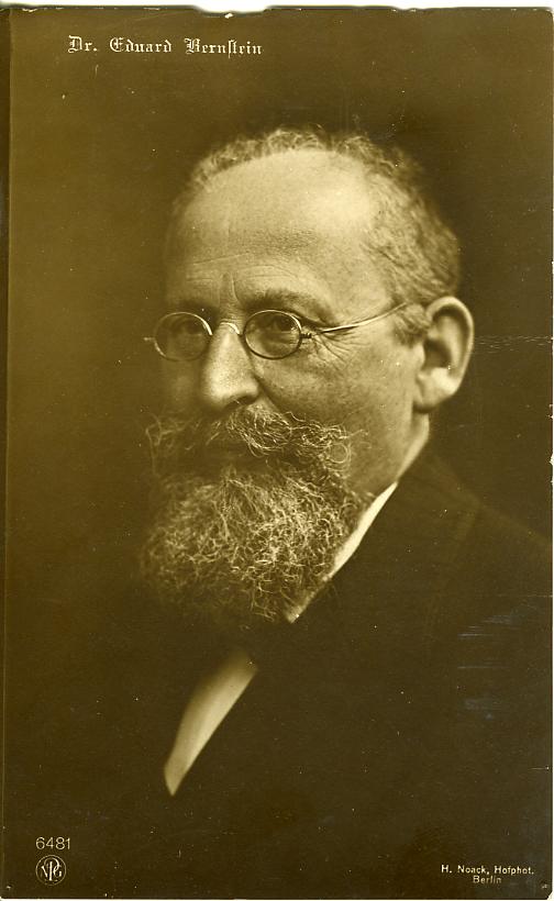 Eduard Bernstein, um 1910/1920