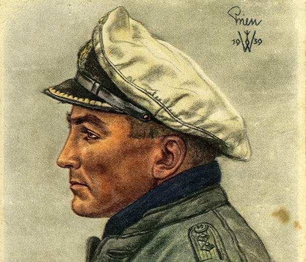 Postkarte von U-Boot-Kommandant Günther Prien, 1939