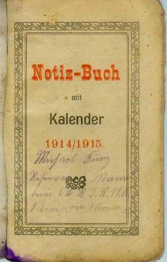Notiz-Buch von Michael Kurz