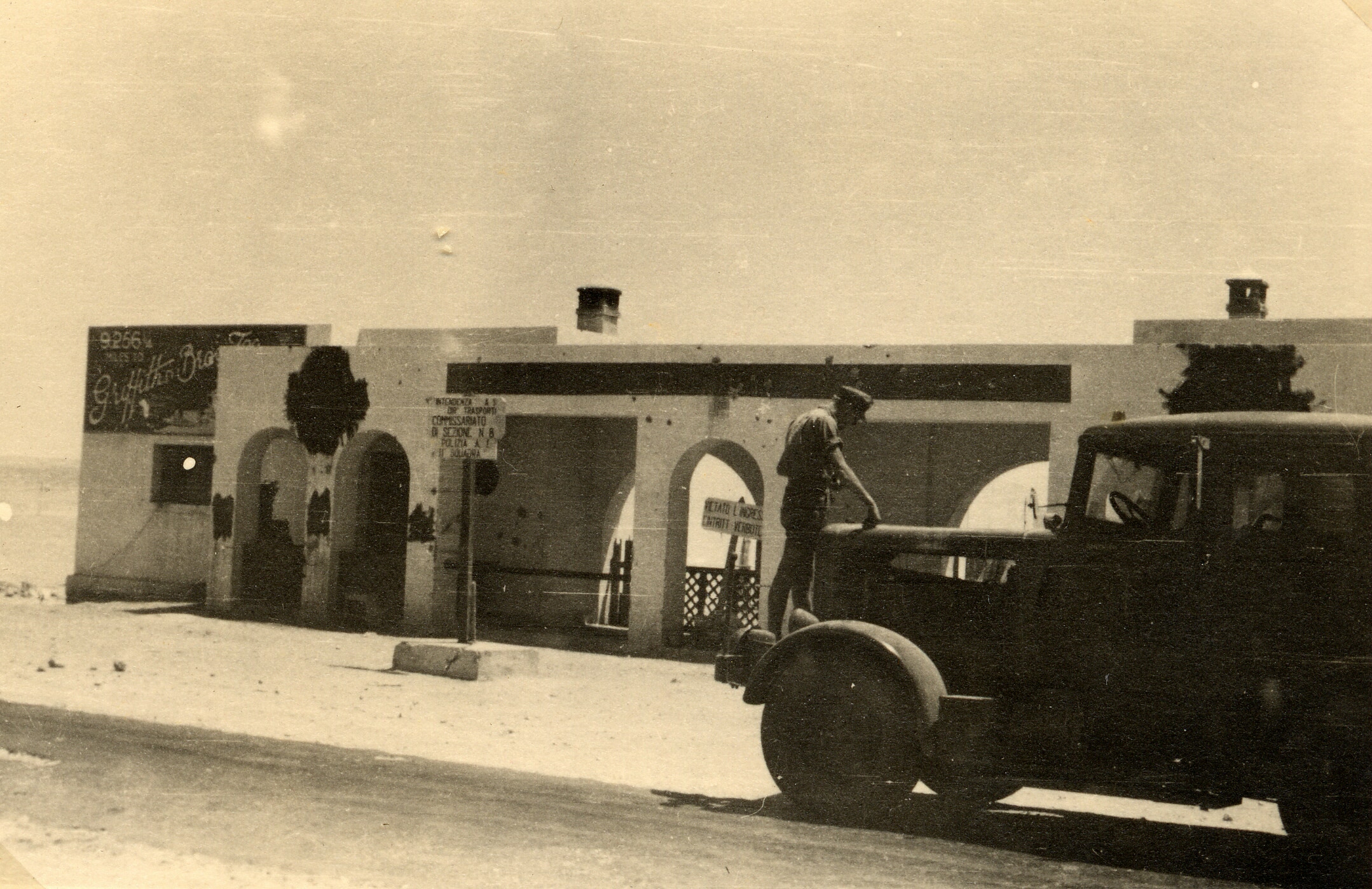 Das "Weiße Haus" in Tobruk