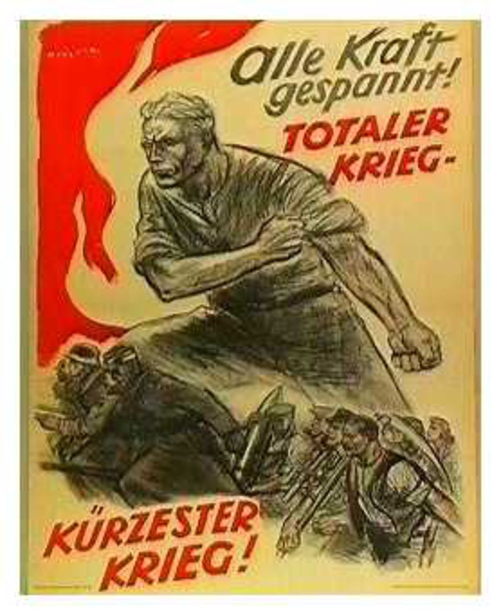 Exponat: Plakat: "Alle Kraft gespannt!", 1943