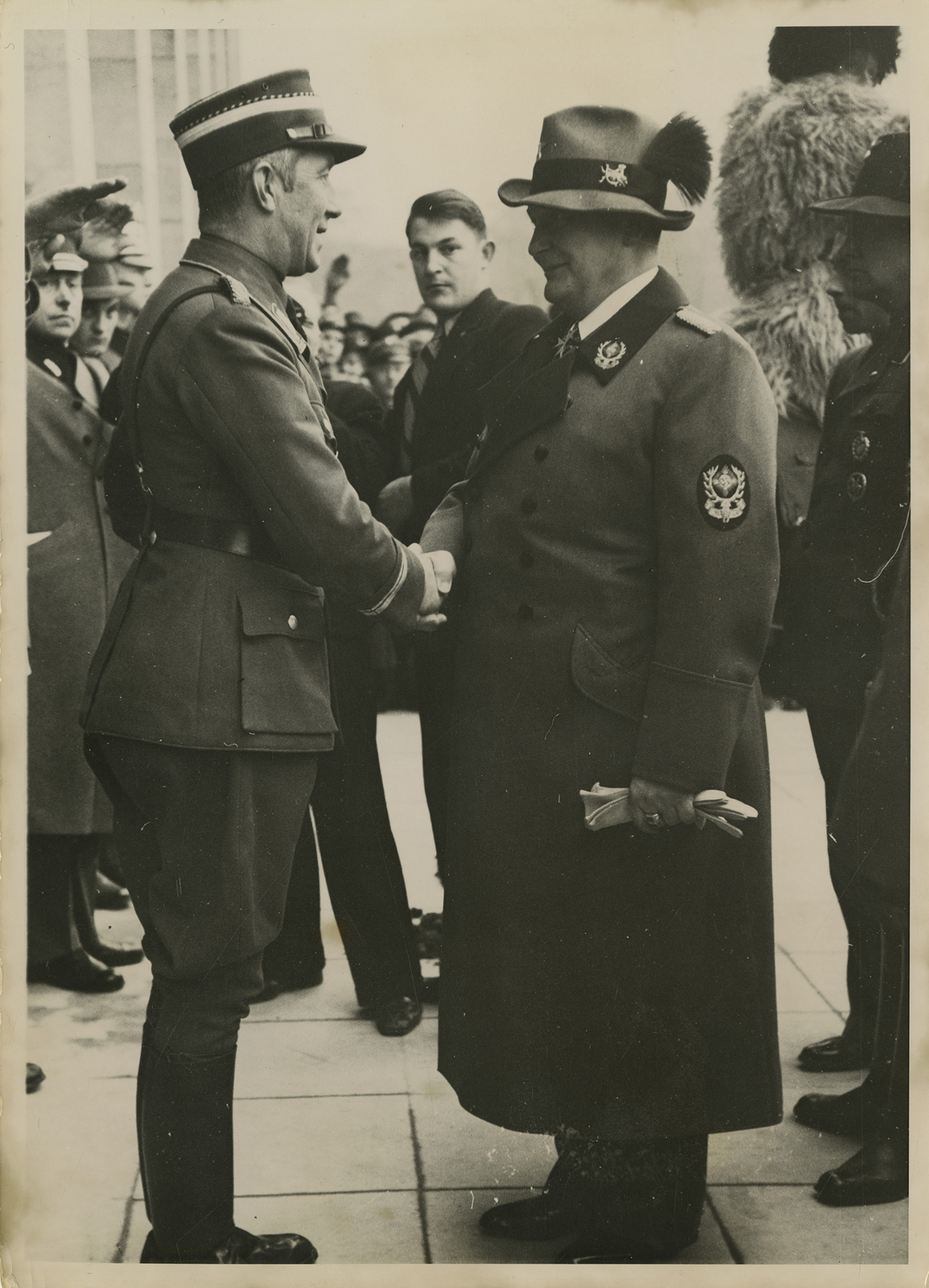 Foto: Ankunft Hermann Görings zur Jagdausstellung in Berlin, 1937