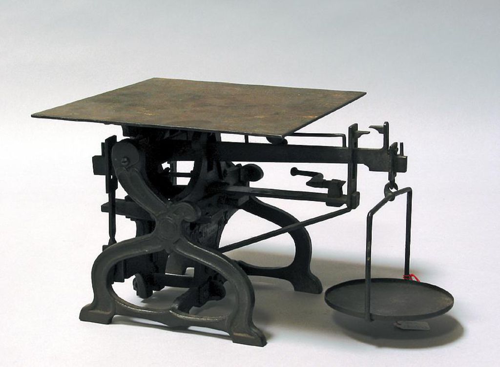 Exponat: Alltagskultur: Dezimalwaage, um 1900