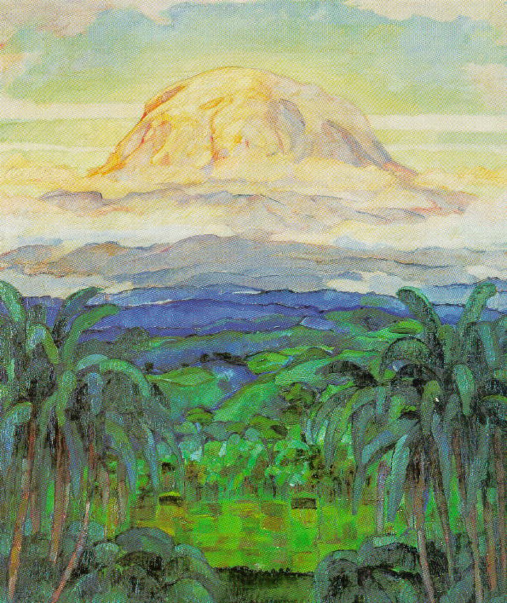 [Gemälde: Walter von Ruckteschell: "Kilimandscharo", 1914]