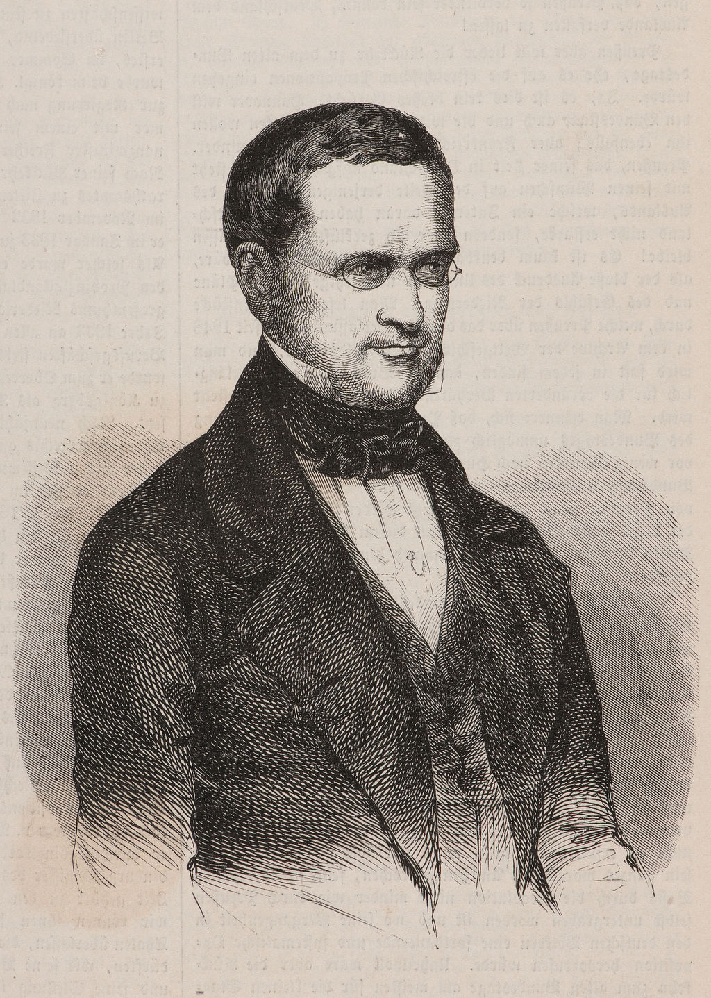 Exponat: Graphik: Otto Theodor von Manteuffel, 1851