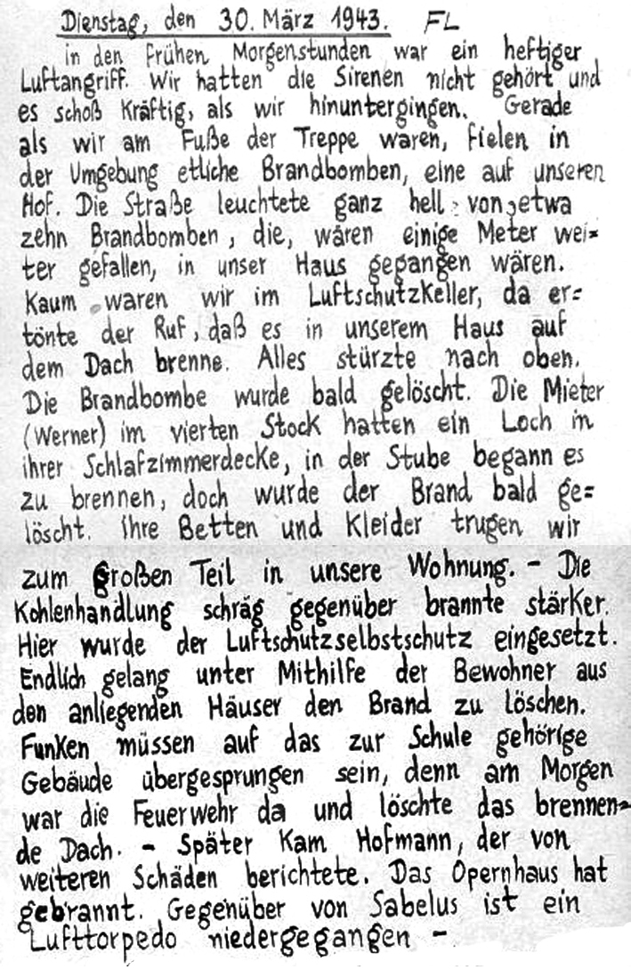 Heinz-Günter Neumann: Tagebucheintrag